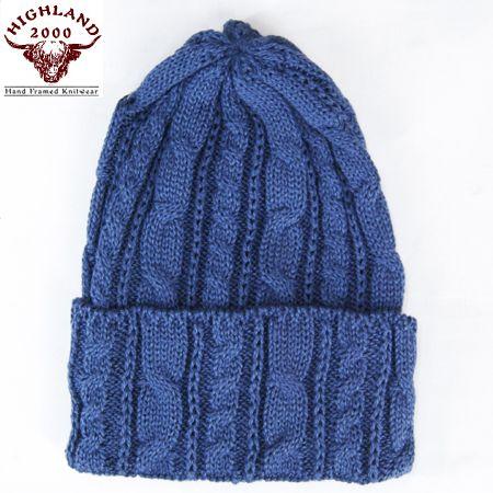 HIGHLAND2000 ハイランド2000 コットン ケーブルニット ワッチキャップ COTTON...