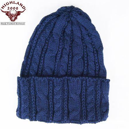 HIGHLAND2000 ハイランド2000 コットン ケーブルニット ワッチキャップ COTTON...