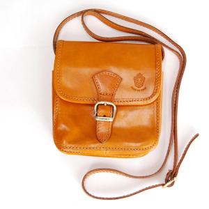 I MEDICI イ メディチLEATHER MINI SHOULDER BAGイタリアンレザー ミニショルダーバッグ SHINY TAN｜b-e-shop