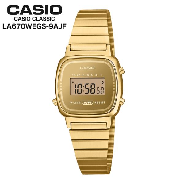 CASIO LA670WEGS-9AJF CASIO CLASSIC カシオクラシック ゴールド メ...