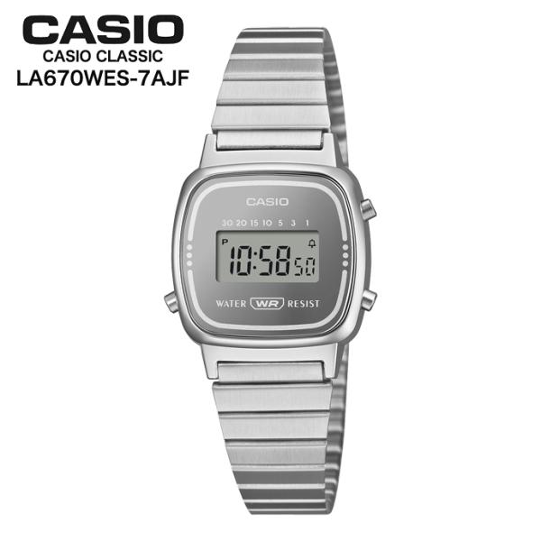 CASIO LA670WES-7AJF CASIO CLASSIC カシオクラシック シルバー メタ...