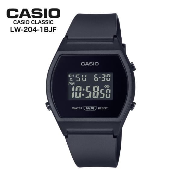 CASIO LW-204-1BJF CASIO CLASSIC カシオクラシック ブラックモデル チ...