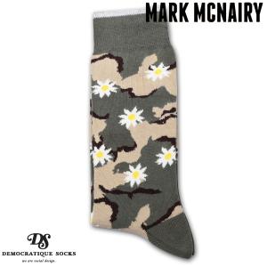 マークマクナイリーx デモクラティックソックス コラボ  靴下 Mark McNairy Camo Daisy｜b-e-shop