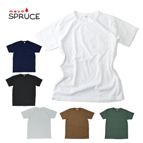 mayo SPRUCE メイヨー スプルース ヘビーウェイト ポケットTシャツ 厚手Tシャツ 9.7...