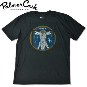 パルマーキャッシュ PalmerCash Tシャツ NASA プリントTシャツ ブラック｜b-e-shop