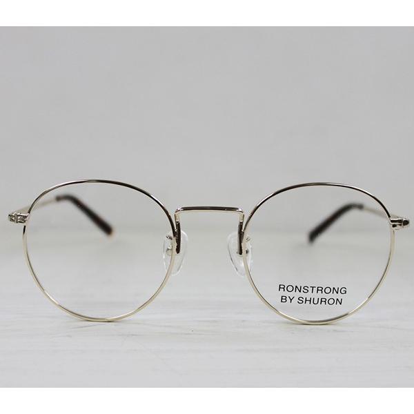 シュロン ロンストロング SHURON RONSTRONG 48mm デモレンズ ゴールドフレーム ...