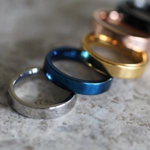 ステンレス リング 指輪 サージカルステン 平...の詳細画像1