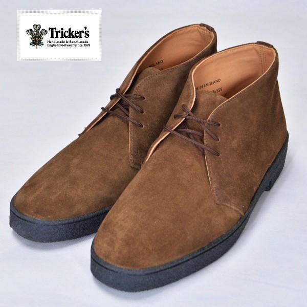 Tricker's トリッカーズ MUD GUARD CHUKKA BOOTS [SUEDE]マッド...