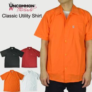 アンコモンスレッズ UNCOMMON Threads クラシックユーティリティシャツ ワークシャツ SHIRTS 半袖シャツ｜b-e-shop