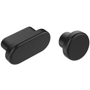 ProCase Macbook Pro用 ダストプラグ シリコン ポート プラグ カバー コネクタキャップ 防塵プラグ カーブ型 ジャックピアス