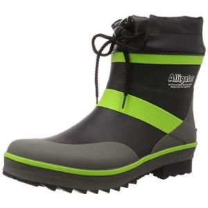 アリゲーター RMM-382 カバー付きショート丈長靴 メンズ ブラック 27 cm