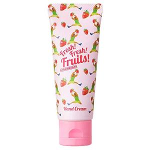 デイリーアロマジャパン フレフレハンドクリーム イチゴ 本体:30×128×30mm/50g
