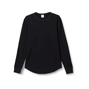 UnitedAthle 10.3オンス ヘヴィーウェイト ワッフル 長袖 Tシャツ 396001  002 ブラ