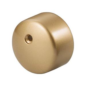 シロクマ エンドキャップ 天穴35mm径 アンティークゴールド BR-107E