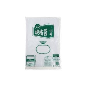 伊藤忠リーテイルリンク LD規格袋 0.04mm 14号 100枚入