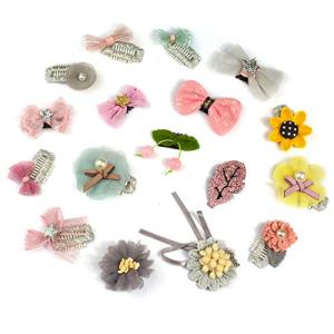 BIANHUAN ベビー ヘアクリップ ヘアピン かわいい 子供用 へあアクセサリー 赤ちゃん かみかざり かみどめ 子供 髪どめ 17個 セッ