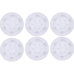 NASKA 樹脂スナップ 21mm 6組入 半透明 S-21