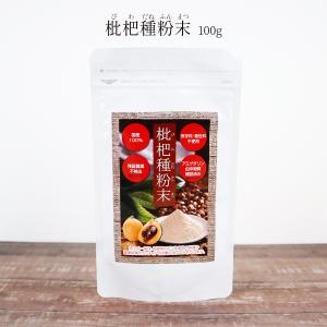 枇杷種粉末 100g 枇杷の種 粉末 長崎産 茂木ビワ種100％ びわ タネ 飲みやすい びわの種 国産 健康食品 保存料 着色料 不使用