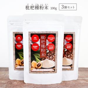 枇杷種粉末 100g 2個 セット 枇杷の種 粉末 長崎産 茂木ビワ種100