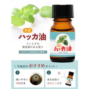 Sin 天然 ハッカ油 ハッカオイル 10ml...の詳細画像2