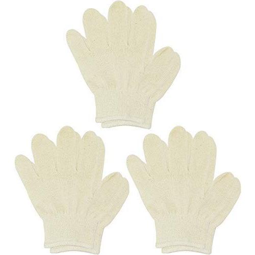 日本製 軍手 こども用 幼児用(幼稚園児・小学生低学年推奨)3組(3双) 14cm 生成 13ゲージ...