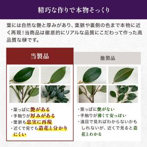 枯れない榊 二対 (4個セット) リアル品質タ...の詳細画像4
