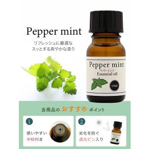 天然100% ペパーミント オイル 10ml ...の詳細画像1