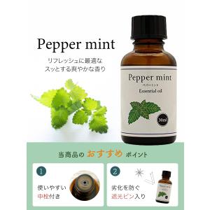 天然100% ペパーミント オイル 30ml ...の詳細画像1