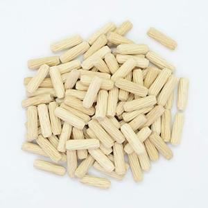 日本製 木ダボ 6mm×20mm 約1000個 木工ダボ 棚受け 家具