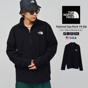 ノースフェイス フリース トレーナー THE NORTH FACE Textured Cap Rock 1/4-Zip NF0A3YR1｜b-fujiyama