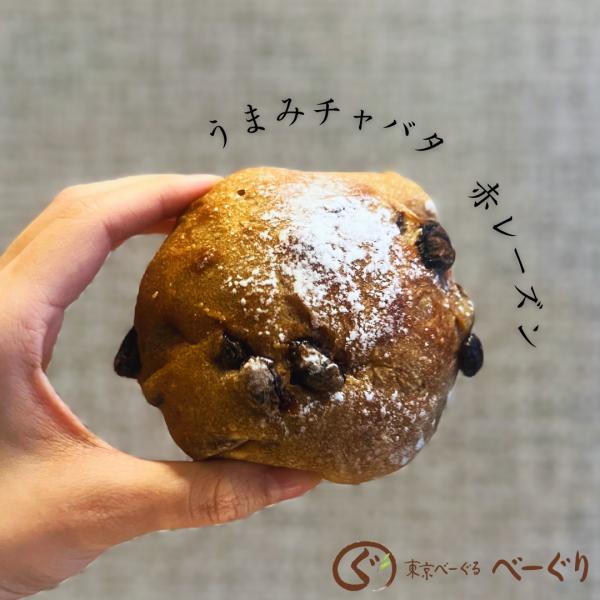 うまみチャバタ（赤レーズン）20個セット 手作り 東京ベーグル 低カロリー ダイエット 低糖質 無添...