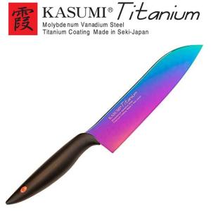 おまけ付 スミカマ (SUMIKAMA) 霞(KASUMI) チタニウム 剣型包丁 万能