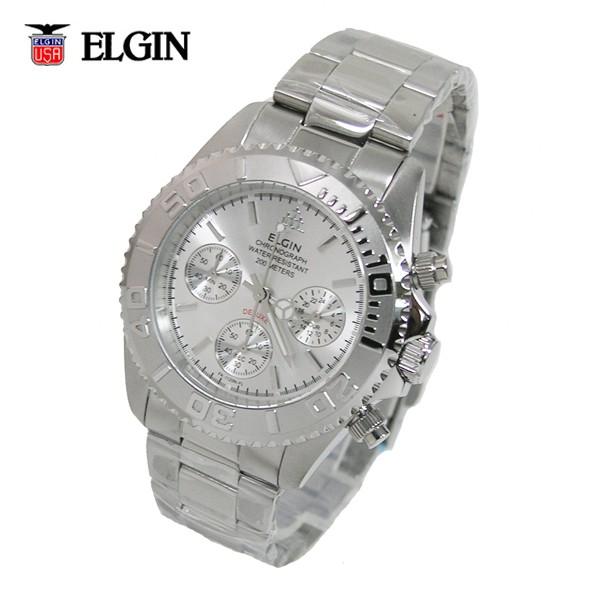 ELGIN エルジン クロノグラフ 20気圧防水 メンズ腕時計 FK1120S