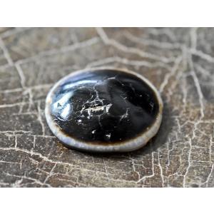 ●わくわく とんぼ玉★Ancient Luk Mik 1眼ルックミ 古代羊眼天珠 護符石3（Φ20.0mm）【2206】【送料無料】【CB21017-3】