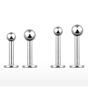 【16G】医療用チタンラブレットスタッド【ボディピアス】【送料無料】【金属アレルギー対応】