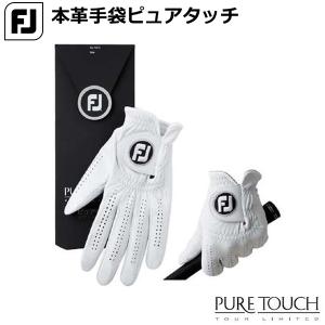 フットジョイ メンズ ゴルフグローブ ピュアタッチ 最高級天然羊皮 FGPUWT 左手用 footjoy
