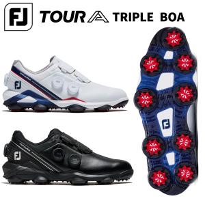 フットジョイ ツアーアルファ トリプル ボア(TOUR ALPHA TRIPLE BOA) メンズ ゴルフシューズ BOAタイプ スパイク 2024年モデル｜b-kenkougolf