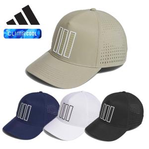 アディダス ゴルフ(adidasGOLF) CLIMACOOL クライマクール スリーストライプス テックキャップ CN196 メンズ レディース 2026年秋冬｜美-健康ゴルフ