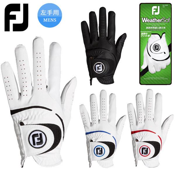 フットジョイ(FootJoy) メンズ ウェザーソフ ゴルフグローブ FGWF23 左手装着用 20...
