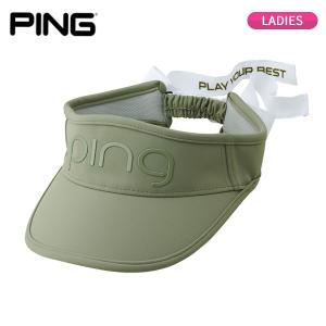 【特典付き!(非売品)】ピンゴルフ(PING) COOL クール リボンバイザー HW-L2504 レディース 2026年春夏追加色｜美-健康ゴルフ