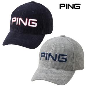 ピンゴルフ PING ウールコーデュロイ キャップ HW-U2203 メンズ 2022年モデル