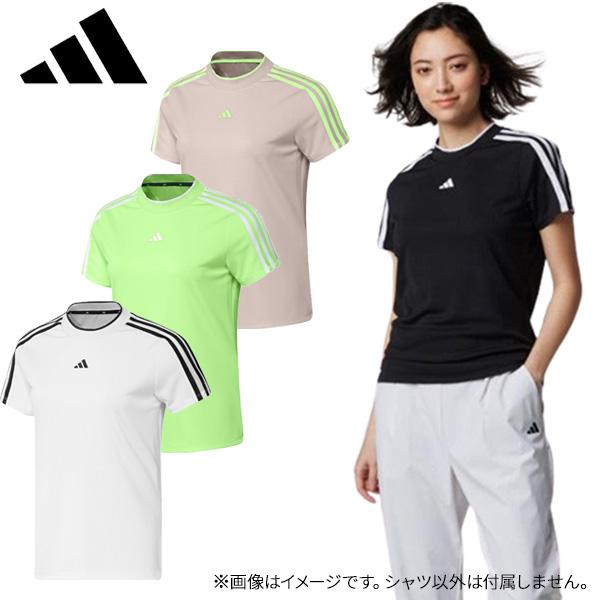 (クリアランス) アディダス ゴルフ スリーストライプス メッシュベントモックシャツ IKK64 レ...