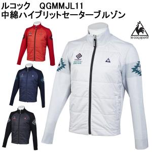 ルコック QGMMJL11 中綿ハイブリットセーターブルゾン [サイズ:M/L/LL] ニット セーター 【ゴルフウェア】