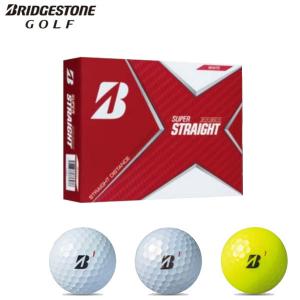 ブリヂストン スーパーストレート SUPER STRAIGHT ゴルフボール 2021年モデル 1ダース(12球) Bridgestone