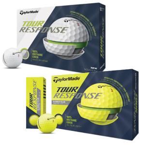 テーラーメイド TaylorMade ツアー レスポンス ボール 1ダース(12球) DW-WZ926-JP 2020年 TOUR RESPONSE ゴルフボール