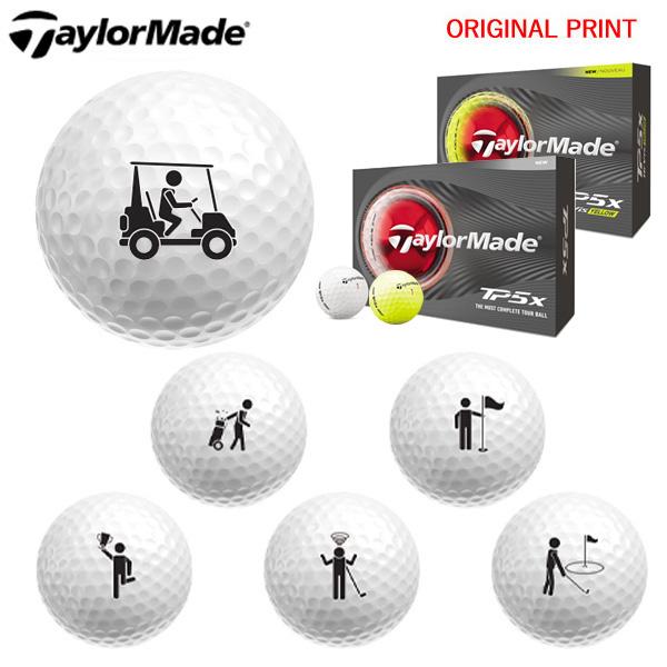 【オリジナルマークプリントボール(納期2-3営業日)】テーラーメイド 2026 TP5x ゴルフボー...