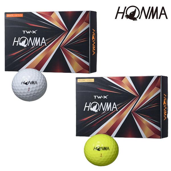 ホンマゴルフ HONMA TW-X ゴルフボール 1ダース (12球) 2023年継続モデル