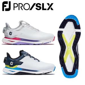 フットジョイ WOMENS FJ PRO/SLX BOA プロ エスエルエックス スパイクレス ゴルフシューズ BOAタイプ  レディース 2024年モデル｜b-kenkougolf