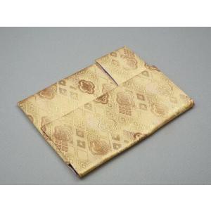 ふくさ 金欄 位牌入れ 大 菱形 ベージュ色 菩...の商品画像