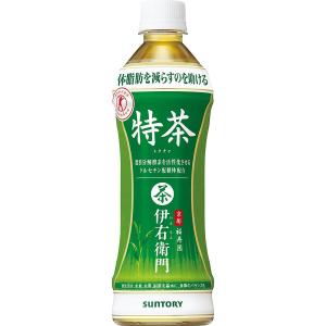 [トクホ]サントリー 伊右衛門 特茶 お茶 500ml×24本 （1ケース)